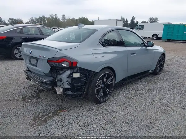 3MW53CM0XN8C61994 — 2022 BMW 2ER, фото 4 с аукциона IAAI, Задняя часть слева