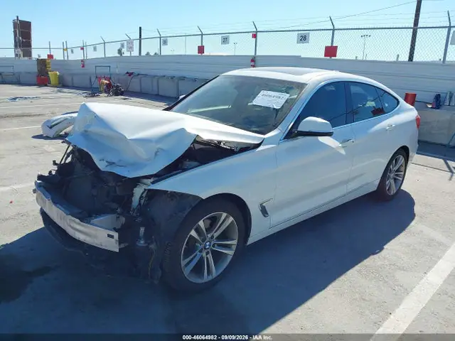 WBA8Z5C58GG501424 — 2016 BMW 328I Gran Turismo Xdrive, фото 2 с аукциона IAAI 30.09.2026, Передняя часть