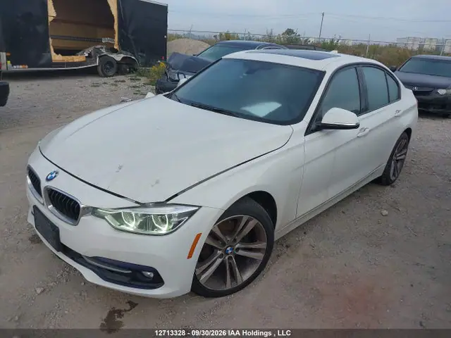 2018 BMW 330 XI VIN WBA8D9C53JA616173 фото 2