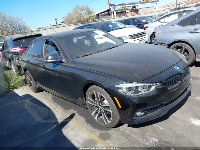 WBA8E1C58JA159424 — 2018 BMW 330E Iperformance, Задняя часть (Rear), фото до ремонта
