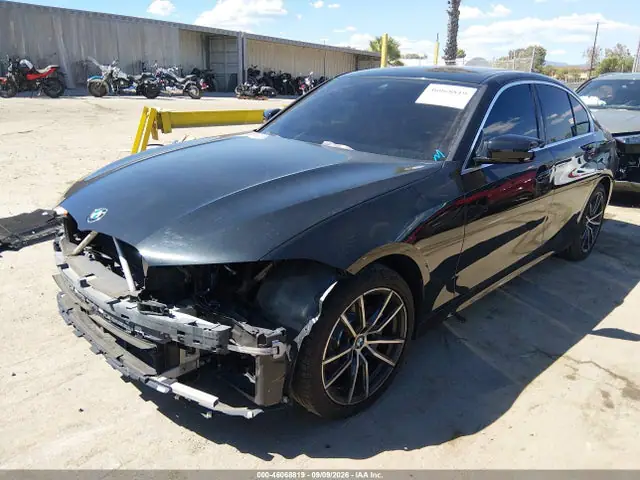 3MW5R7J53K8B01635 — 2019 BMW 330I Xdrive, фото 2 с аукциона IAAI 14.10.2026, Передняя часть справа