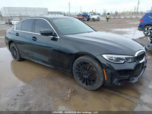 3MW5R7J08L8B08215 — 2020 BMW 330I Xdrive, Левый бок (Left Side), фото до ремонта