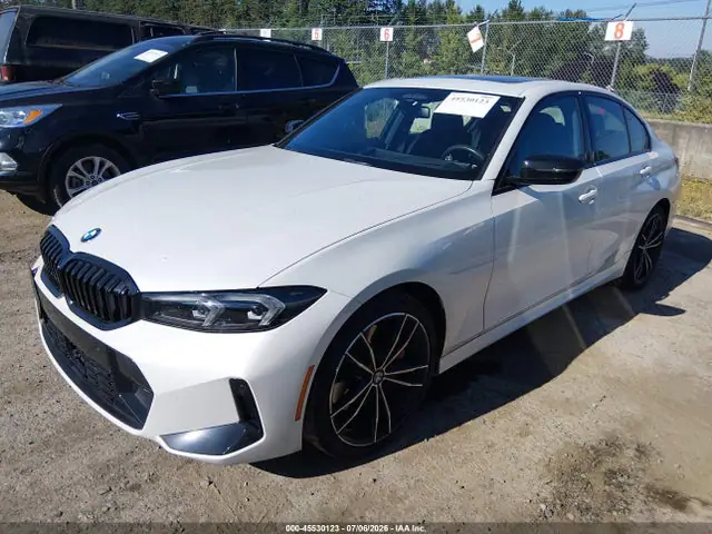 3MW89FF00R8E06542 — 2024 BMW 330I Xdrive, фото 2 с аукциона IAAI 30.09.2026, Передняя часть справа
