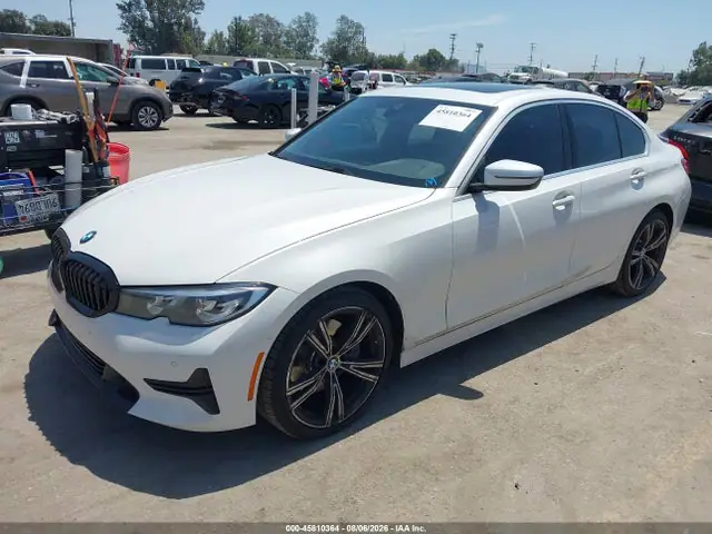 3MW5R1J00L8B15950 — 2020 BMW 330I, фото 2 с аукциона IAAI 30.09.2026, Задняя часть слева