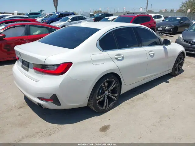 3MW5R1J00L8B15950 — 2020 BMW 330I, фото 4 с аукциона IAAI 30.09.2026, Задняя часть слева