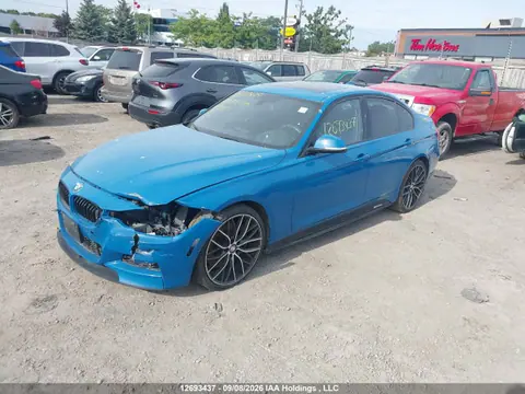 2014 BMW 335i Xdrive VIN WBA3B9C53EF588240 фото 2
