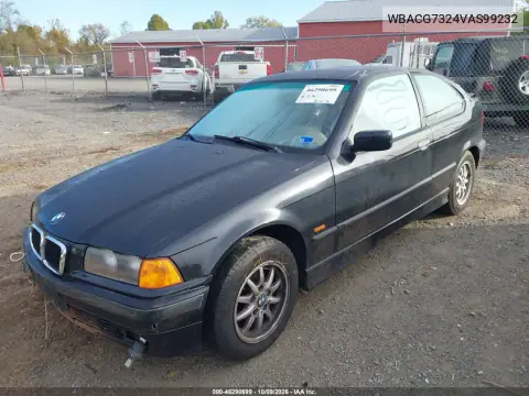 1997 BMW 318Ti VIN WBACG7324VAS99232 фото 2