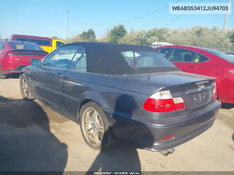 WBABS53412JU94703 — 2002 BMW 3ER, фото 4 с аукциона IAAI, Естественный износ