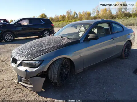 2007 BMW 335I VIN WBAWB73557P037855 фото 2