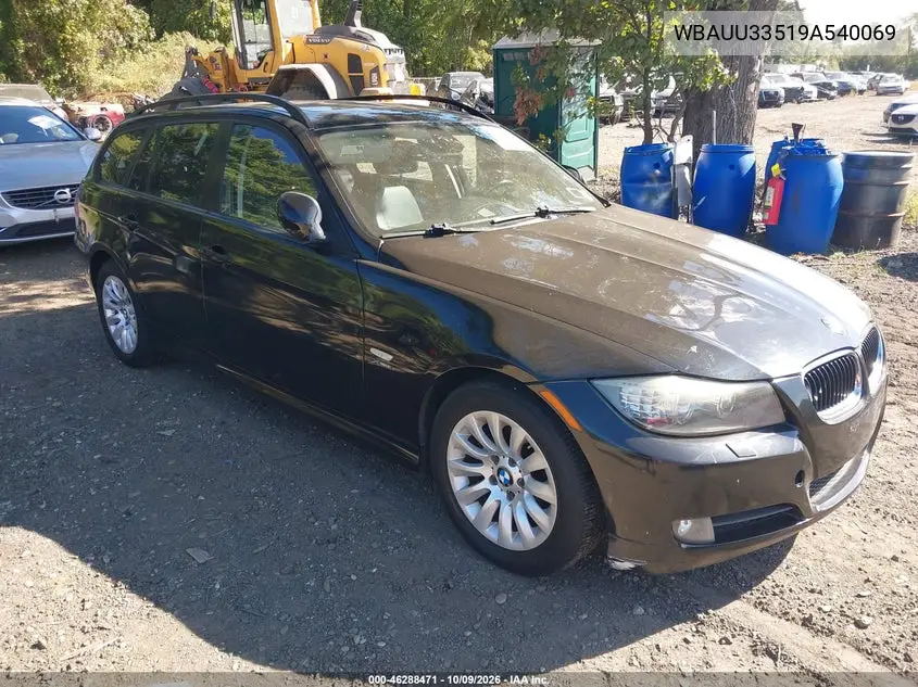 2009 BMW 328I xDrive VIN WBAUU33519A540069 фото 2