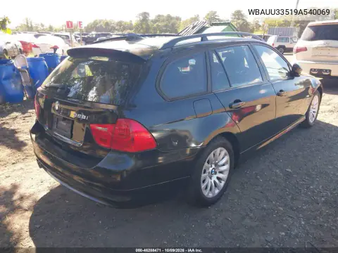 2009 BMW 328I xDrive VIN WBAUU33519A540069 фото 5