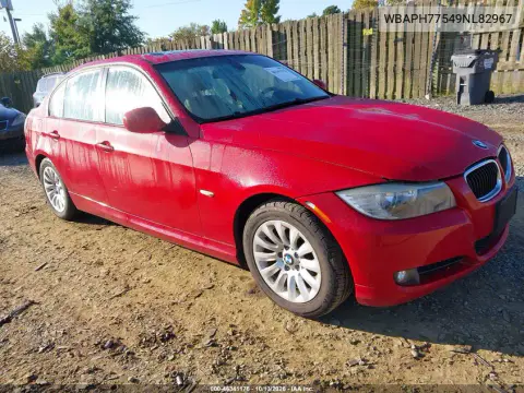 WBAPH77549NL82967 — 2009 BMW 3ER, Неизвестные повреждения, фото до ремонта