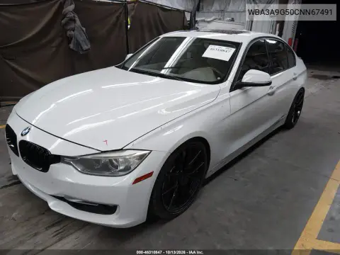 2012 BMW 335I VIN WBA3A9G50CNN67491 фото 3