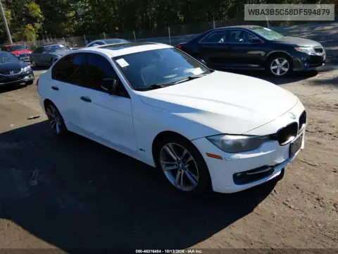 WBA3B5C58DF594879 — 2013 BMW 3ER, Неизвестные повреждения, фото до ремонта