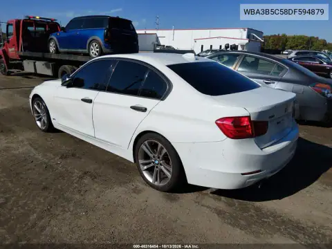 2013 BMW 328I xDrive VIN WBA3B5C58DF594879 фото 3