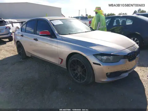 2014 BMW 320I VIN WBA3B1G58ENT00603 фото 2