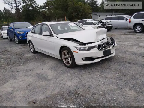 WBA3B5C59EP540700 — 2014 BMW 3ER, Передний левый, фото до ремонта