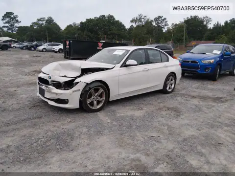 2014 BMW 328I xDrive VIN WBA3B5C59EP540700 фото 3