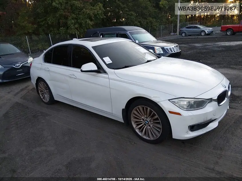 WBA3B3C59EJ979287 BMW 3ER 2014 — повреждение Не указано, фото до ремонта