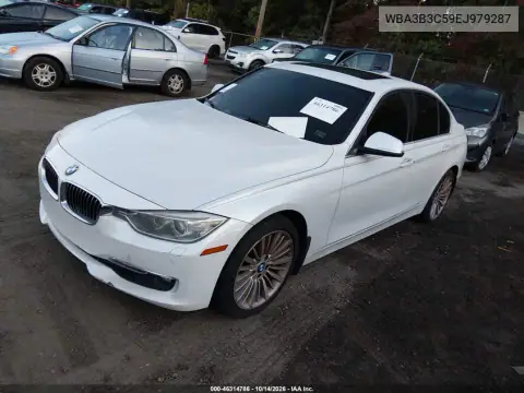 WBA3B3C59EJ979287 — 2014 BMW 3ER, фото 2 с аукциона IAAI, Не указано