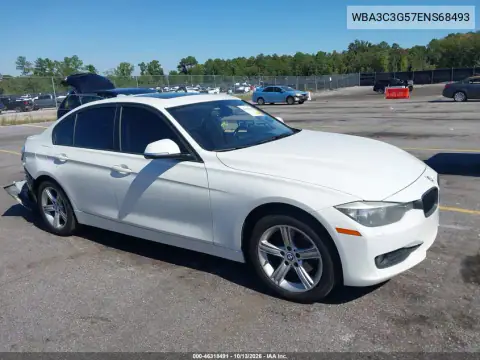 WBA3C3G57ENS68493 — 2014 BMW 3ER, Справа сзади, фото до ремонта