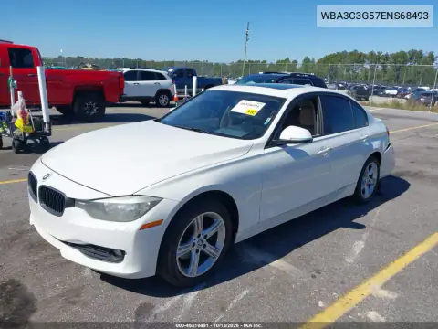 WBA3C3G57ENS68493 — 2014 BMW 3ER, фото 3 с аукциона IAAI, Справа сзади