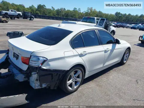WBA3C3G57ENS68493 — 2014 BMW 3ER, фото 5 с аукциона IAAI, Справа сзади