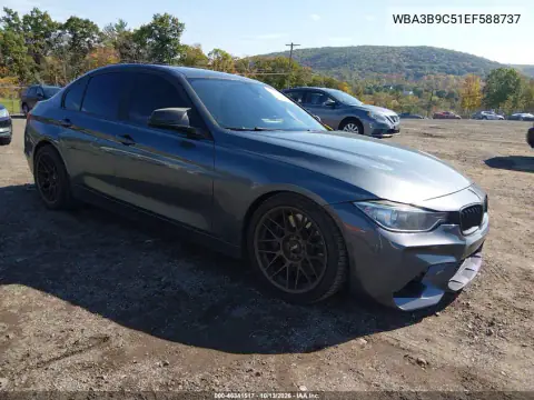 WBA3B9C51EF588737 — 2014 BMW 3ER, Передний левый, фото до ремонта