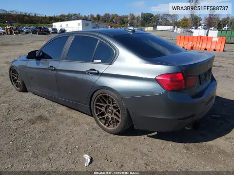 WBA3B9C51EF588737 — 2014 BMW 3ER, фото 4 с аукциона IAAI, Передний левый