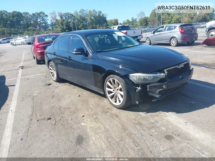 WBA3C3G50FNT52611 — 2015 BMW 3ER, фото 2 с аукциона IAAI, Передняя часть