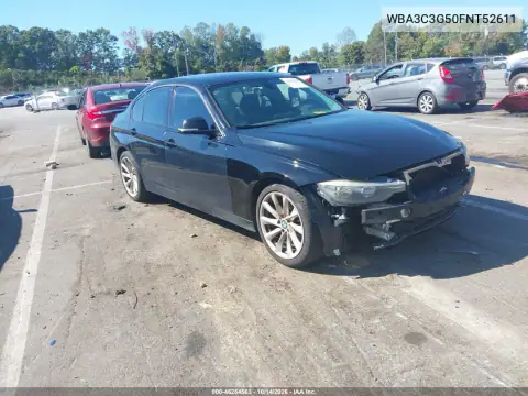 WBA3C3G50FNT52611 — 2015 BMW 3ER, фото 2 с аукциона IAAI, Передняя часть