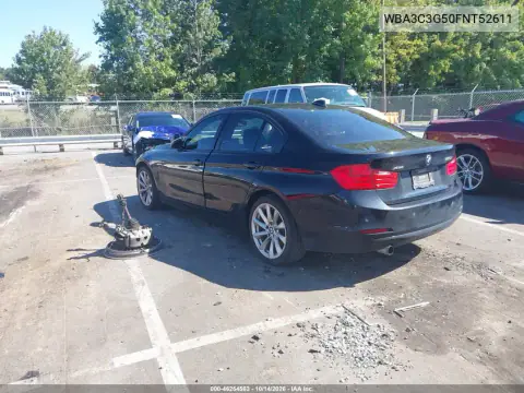 WBA3C3G50FNT52611 — 2015 BMW 3ER, фото 4 с аукциона IAAI, Передняя часть