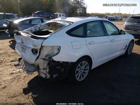 WBA3X5C52FD562090 — 2015 BMW 3ER, фото 5 с аукциона IAAI, Задняя часть