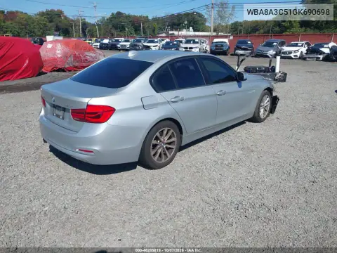 2016 BMW 320I xDrive VIN WBA8A3C51GK690698 фото 4