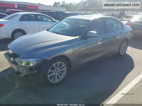 2016 BMW 320I VIN WBA8E1G51GNU11476 фото 3