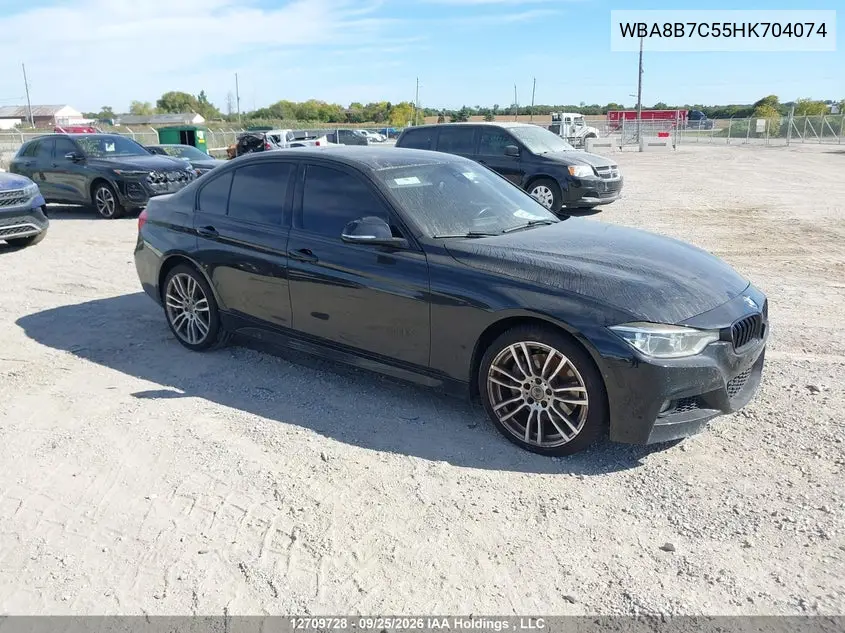 2017 BMW 340I xDrive VIN WBA8B7C55HK704074 фото 1