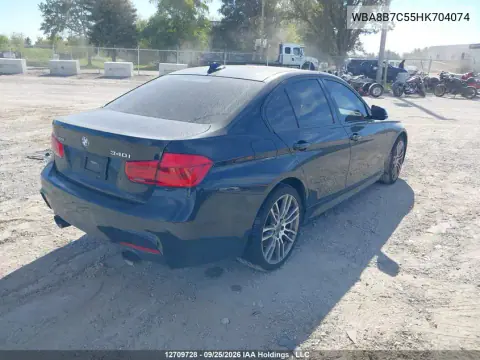 2017 BMW 340I xDrive VIN WBA8B7C55HK704074 фото 4