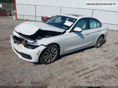 2017 BMW 320I xDrive VIN WBA8E5G32HNU44879 фото 2