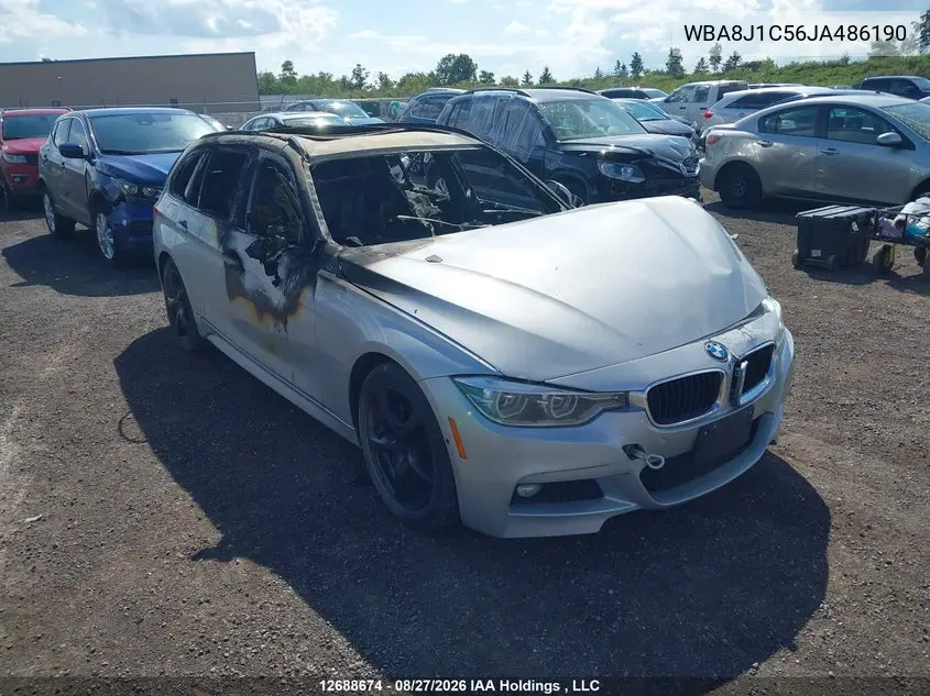2018 BMW 328 D xDrive VIN WBA8J1C56JA486190 фото 1