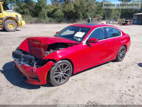 2019 BMW 330I VIN WBA5R1C58KFH20705 фото 2