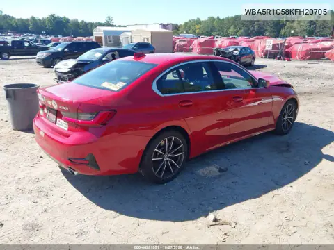 2019 BMW 330I VIN WBA5R1C58KFH20705 фото 4