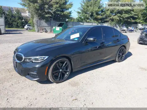 2019 BMW 330I xDrive VIN WBA5R7C57KAJ81099 фото 3