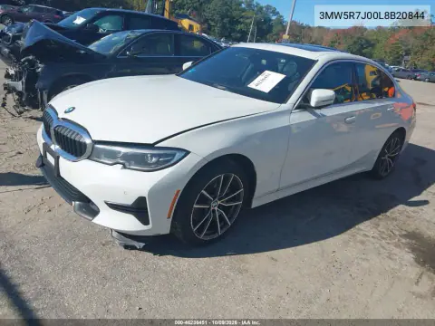2020 BMW 330I xDrive VIN 3MW5R7J00L8B20844 фото 3