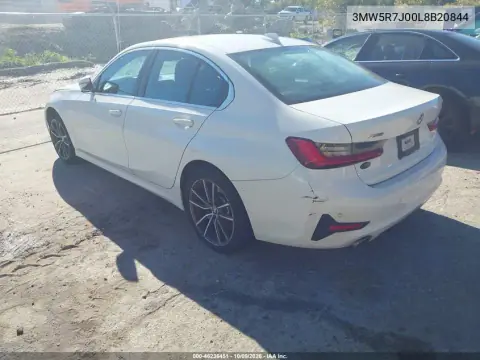 2020 BMW 330I xDrive VIN 3MW5R7J00L8B20844 фото 4