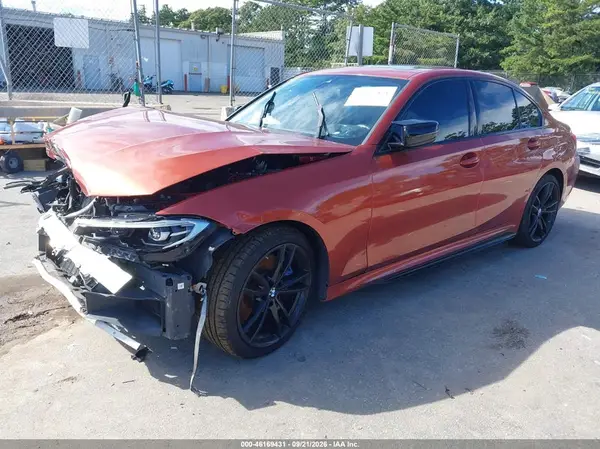 3MW5U9J04M8B56161 — 2021 BMW 3ER, фото 2 с аукциона IAAI, Передняя часть