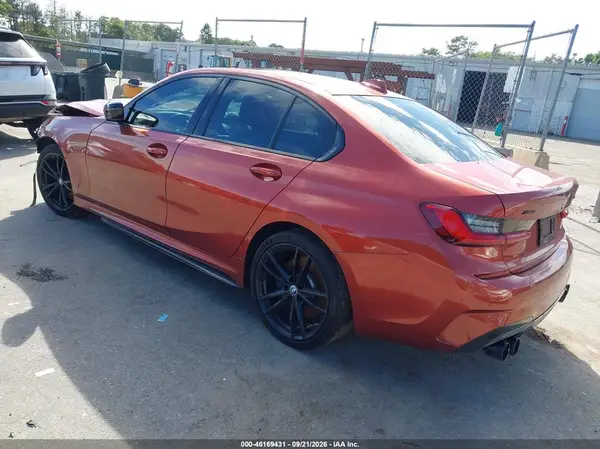 3MW5U9J04M8B56161 — 2021 BMW 3ER, фото 3 с аукциона IAAI, Передняя часть