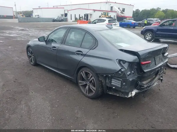 3MW5U9J0XM8B66841 — 2021 BMW 3ER, фото 3 с аукциона IAAI 07.10.2026, Задняя часть