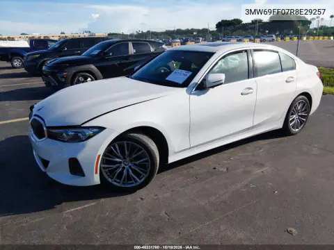 2024 BMW 330I VIN 3MW69FF07R8E29257 фото 3