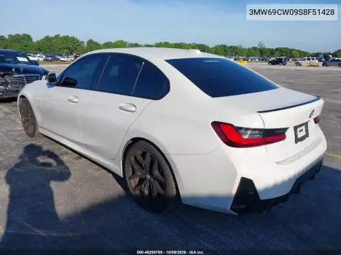2025 BMW 330I VIN 3MW69CW09S8F51428 фото 4