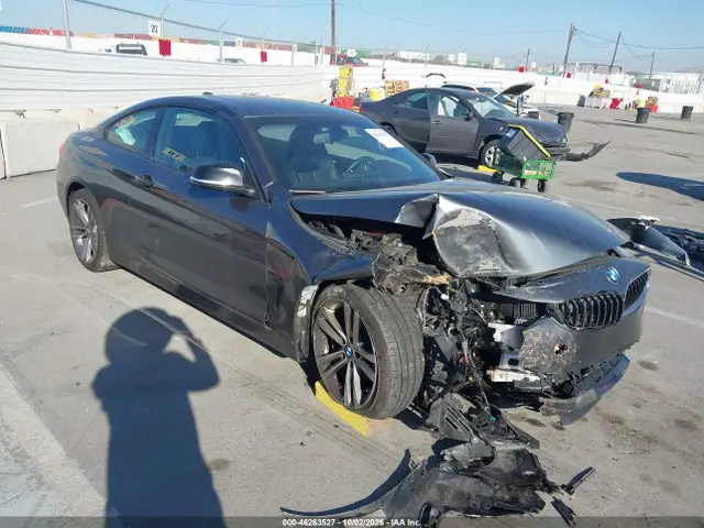 WBA3N7C54EK222015 — 2014 BMW 428I, Передняя часть (Front End), фото до ремонта